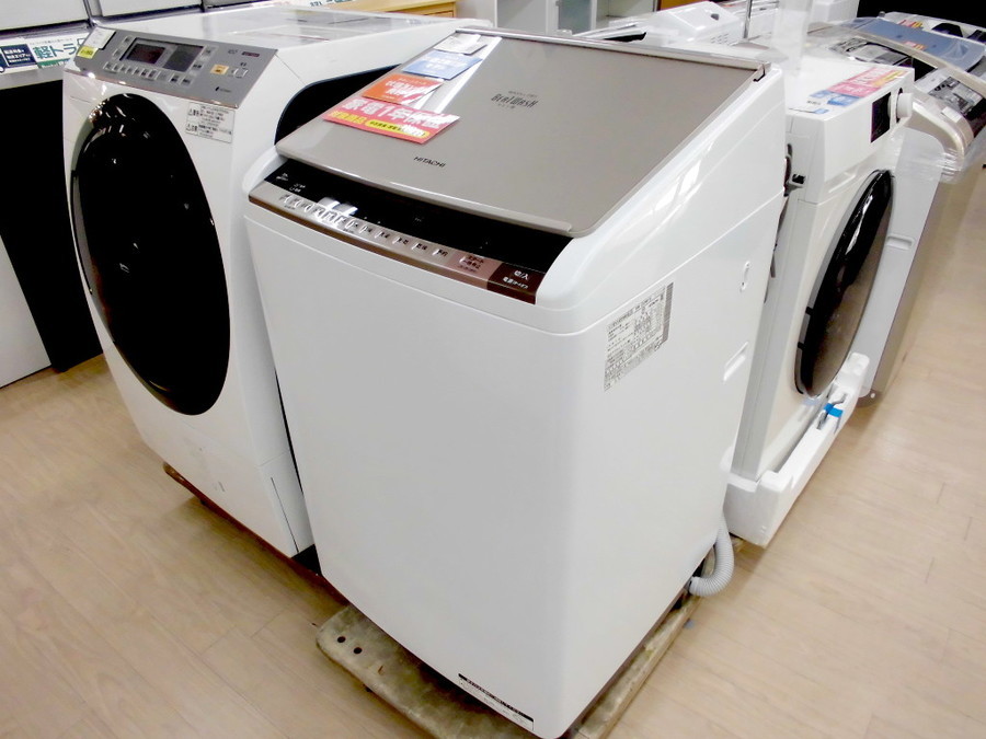 HITACHI(日立)の8.0kg縦型洗濯乾燥機「BW-D8WV」をご紹介！！｜2019年