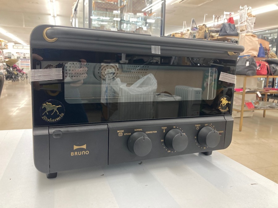 BRUNO(ブルーノ) BOE067-BK スチーム&ベイクトースター【牛久店
