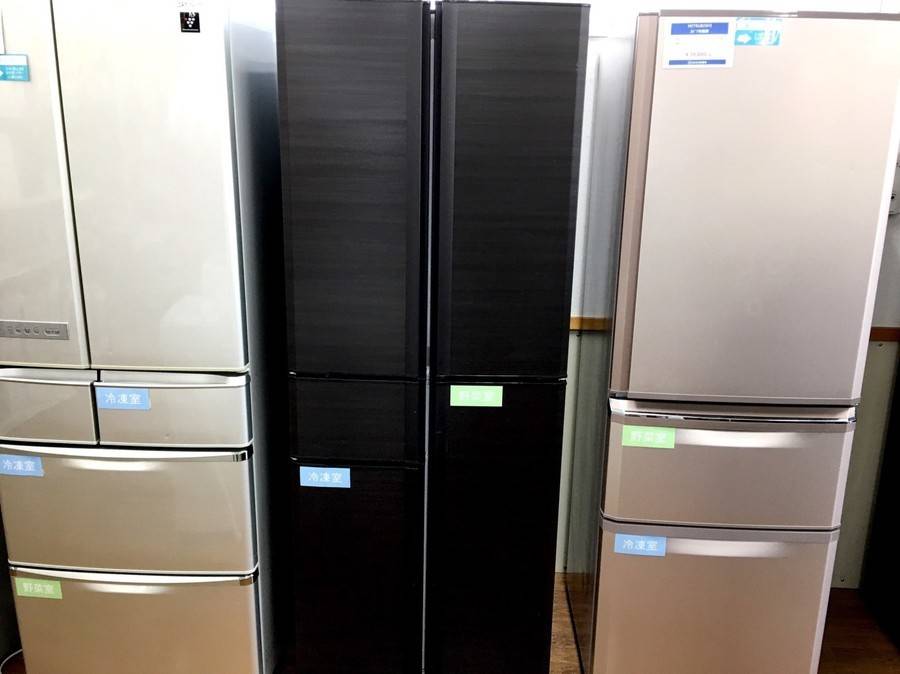 大容量！！MISTUBISHIの5ドア冷蔵庫・amadana（アマダナ）2ドア冷蔵庫