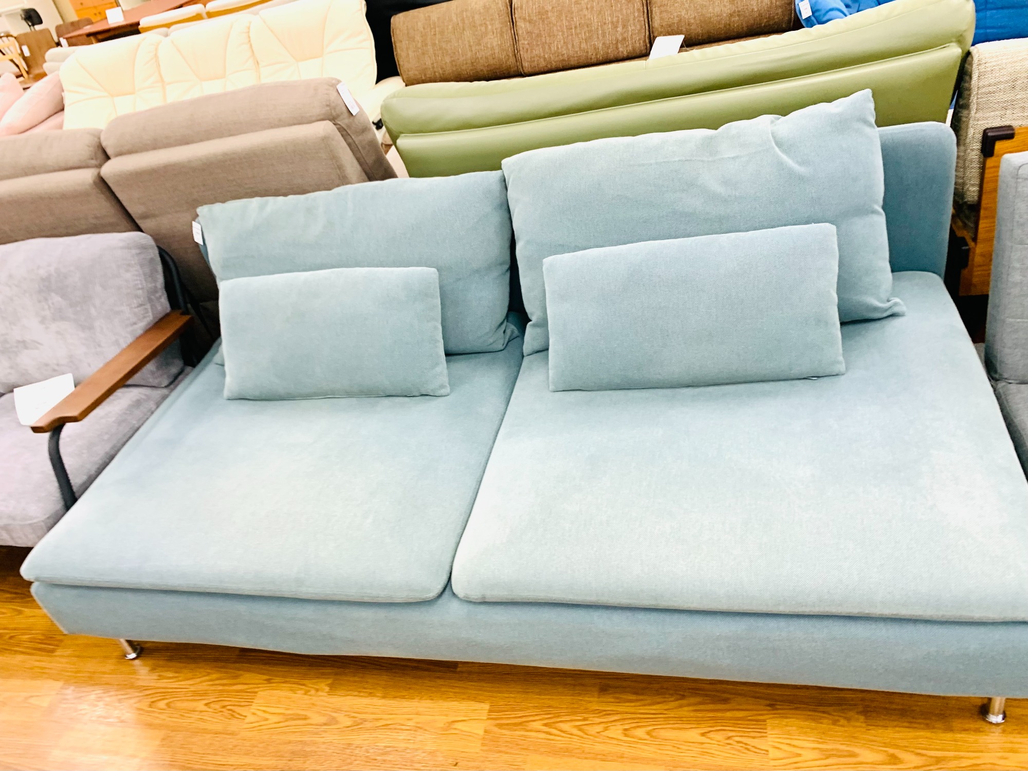 家具在庫多数展示中！】IKEA 2人掛けソファー SODERHAMN