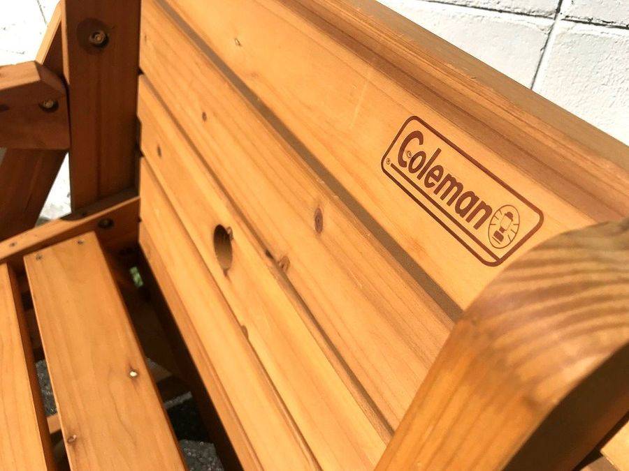 モミの木仕様 Coleman ガーデンテーブル&ベンチ入荷速報！【大阪 松原