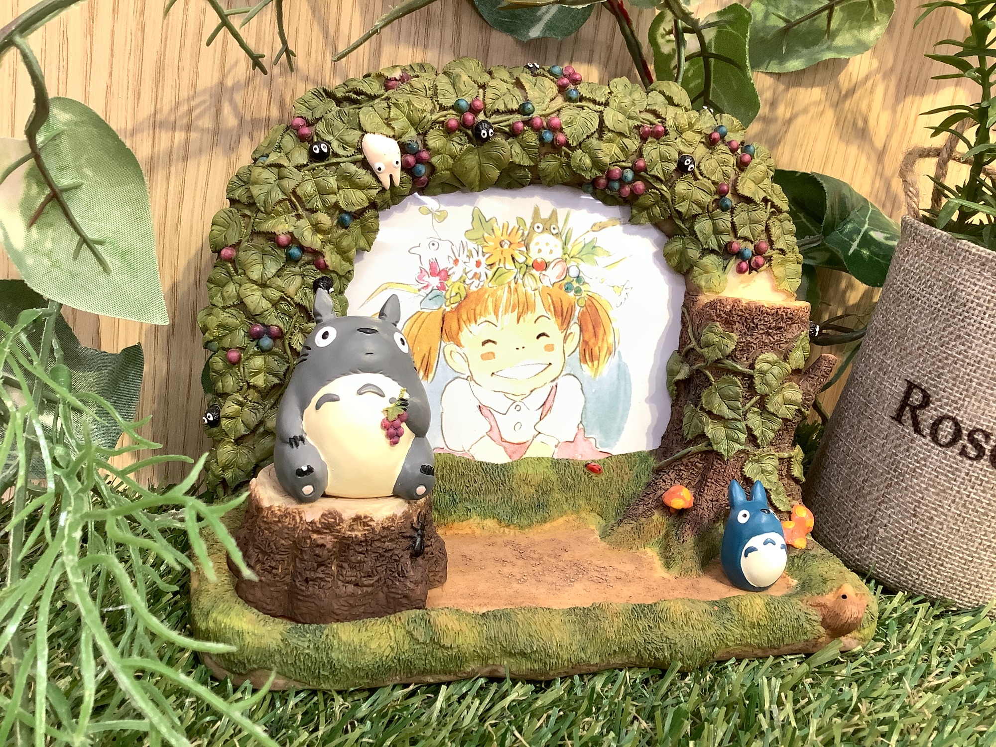 となりのトトロ フォトフレーム 秋 【廃盤品】 となりのトトロ フォト