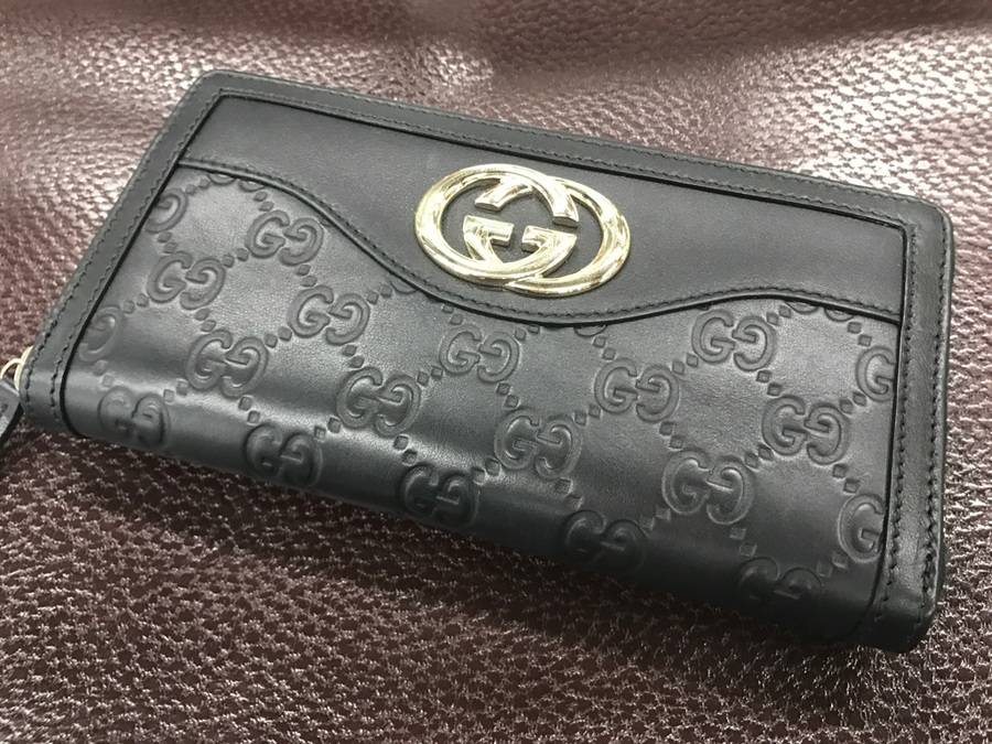 最上級の品質を。GUCCI(グッチ)シマ ラウンドファスナー長財布。｜2017