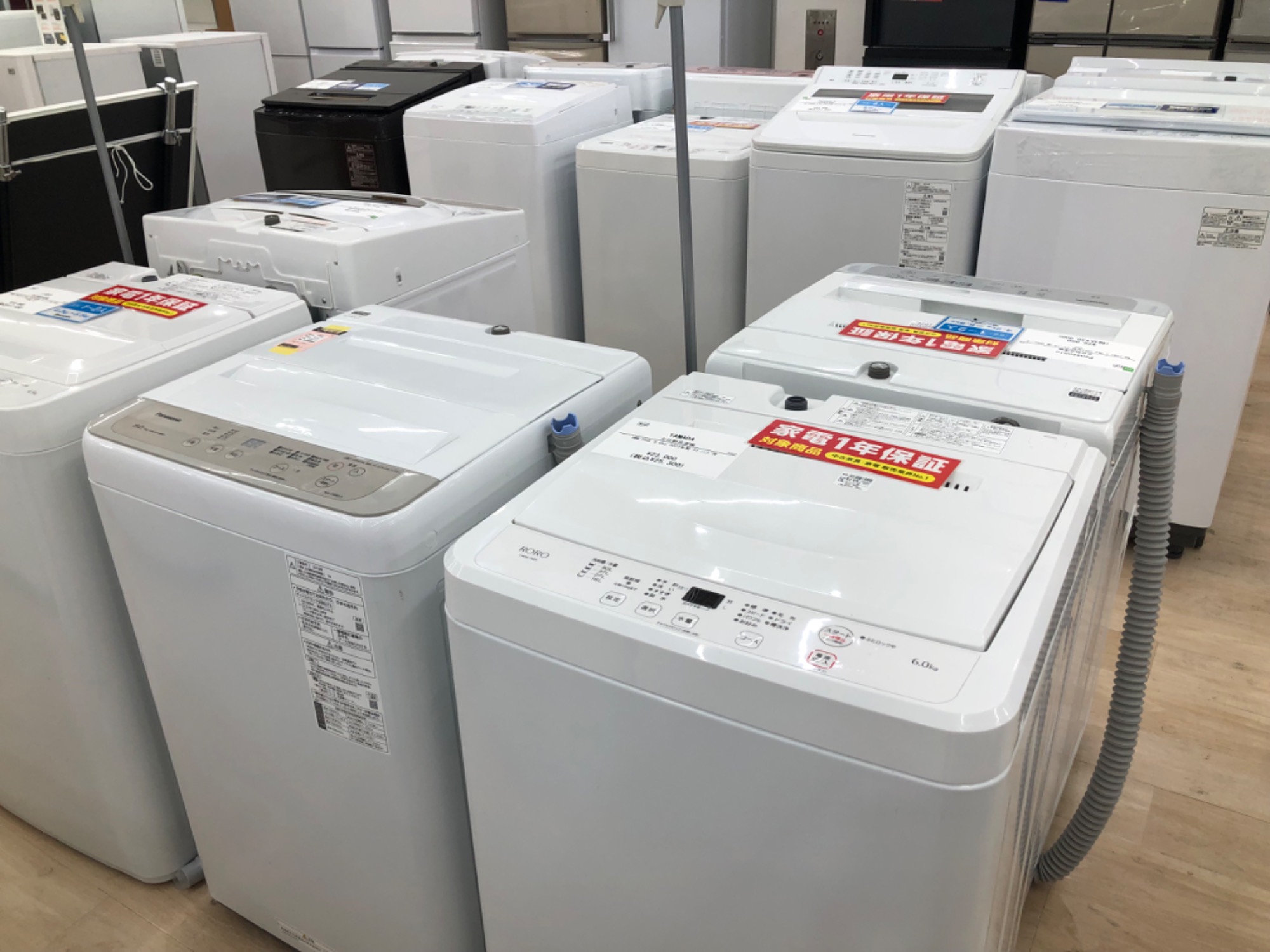 安心の1年動作保証付き！】新入荷のPanasonicの縦型洗濯乾燥機をご紹介