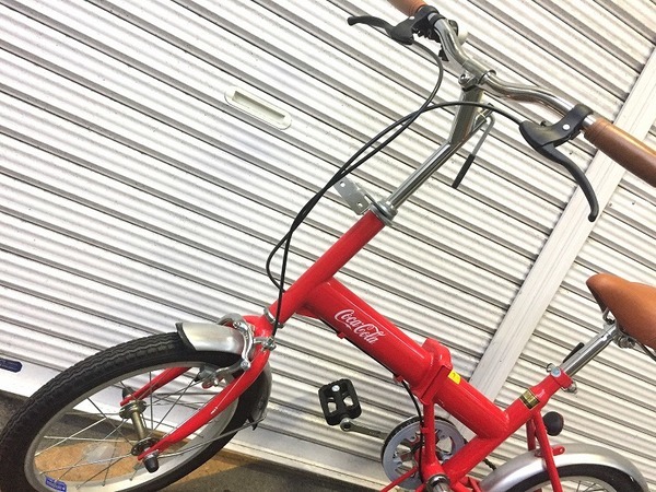 真っ赤でキレイ！コカコーラの折りたたみ自転車！｜2019年05月13日