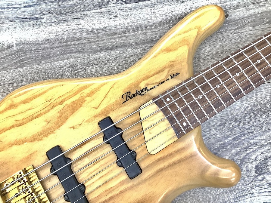 5弦】KAWAIからRockoon×Schallerの5弦ベースが入荷！ウッド調の大人気