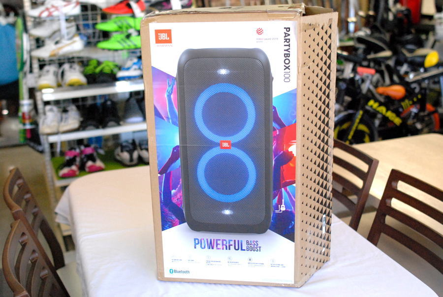 パリピ必見】JBL PartyBox 100(パーティーボックス100)が買取入荷しま