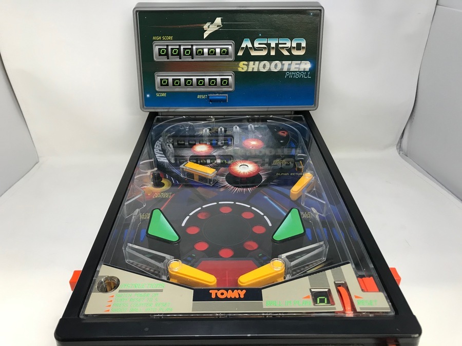 昭和レトロ！！1988年発売TOMY(トミー)アストロシューターピンボールご