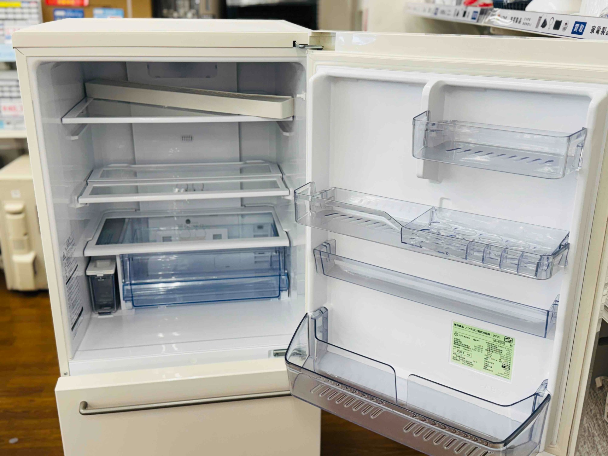 MUJI】無印良品 3ドア冷蔵庫 MJ-R27B が買取入荷いたしました
