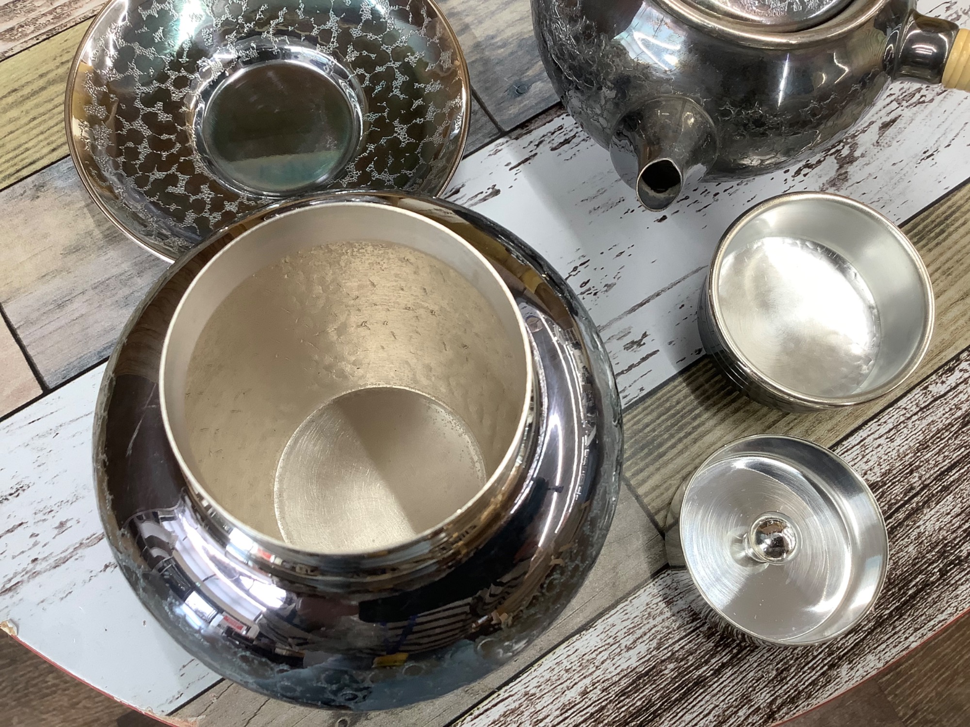 銀川堂 いぶし銀 特選黄銅製 茶器揃 入荷いたしました！｜2023年05月13