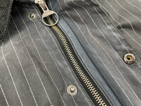 Barbour-バブアー-】ピンストライプのオイルドジャケット 入荷しました