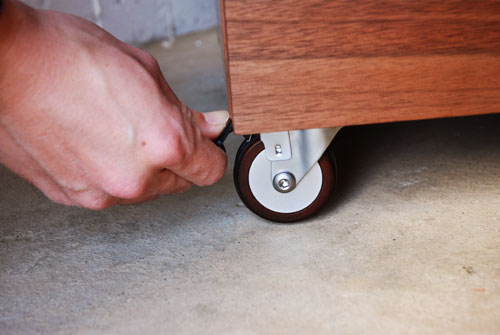 オーダーデスクワゴン ウォールナット c5014 - オーダーメイド家具