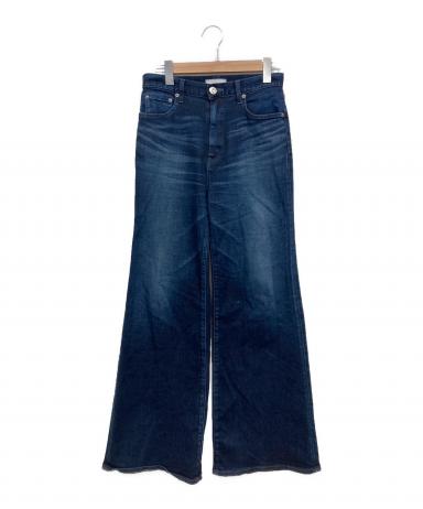 中古・古着通販】moussy (マウジー) ADVANCED LONG LEG フレア ブルー