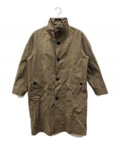 中古・古着通販】MHL (エムエイチエル) ステンカラーコート カーキ