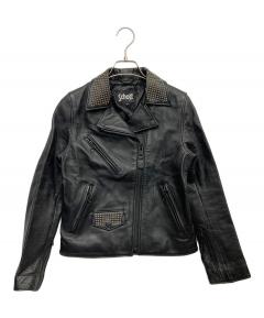 中古・古着通販】Schott (ショット) レザースタジャン ブルー サイズ