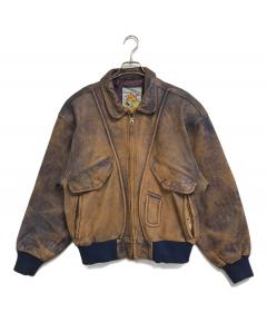 中古・古着通販】BALMAIN (バルマン) レザージャケット ベージュ