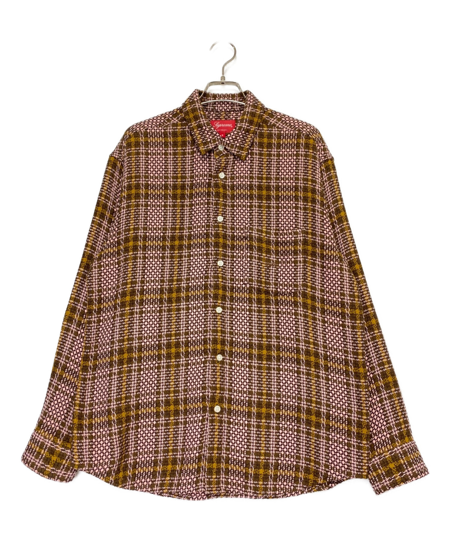 中古・古着通販】SUPREME (シュプリーム) Basket Weave Plaid Shirt