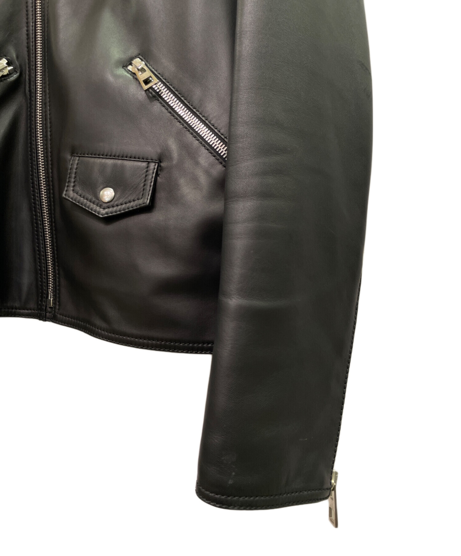 中古・古着通販】LOEWE (ロエベ) ダブル ライダースジャケット