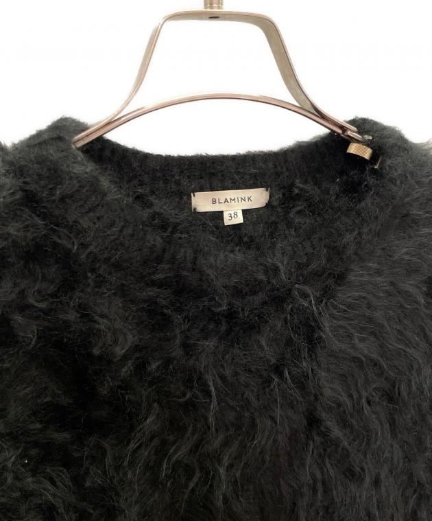 中古・古着通販】BLAMINK (ブラミンク) ファーカシミヤ 7G クルー