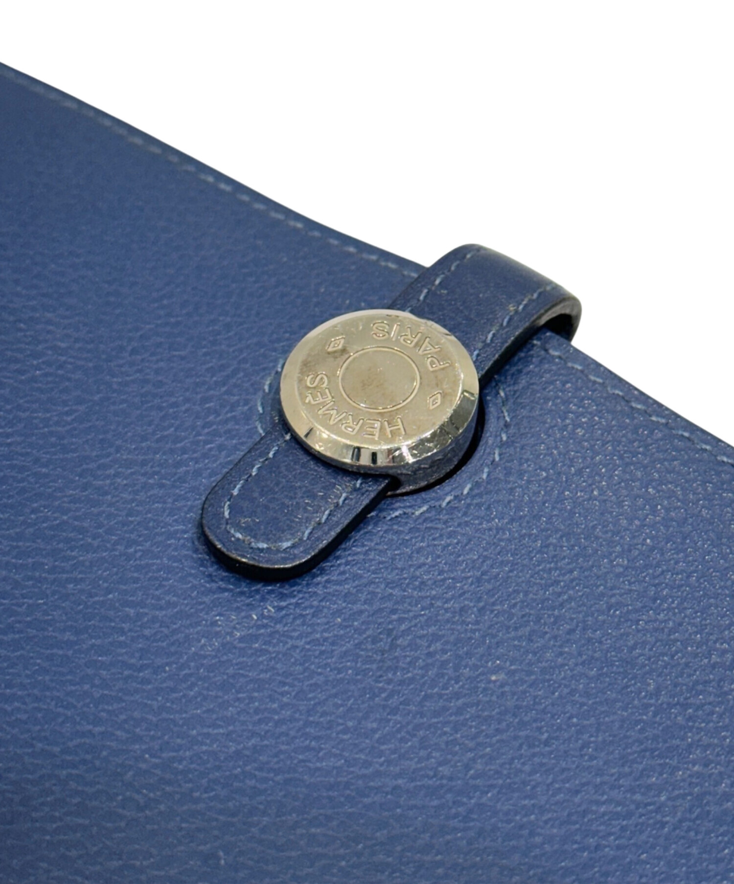 中古・古着通販】HERMES (エルメス) 長財布 ブルー｜ブランド・古着