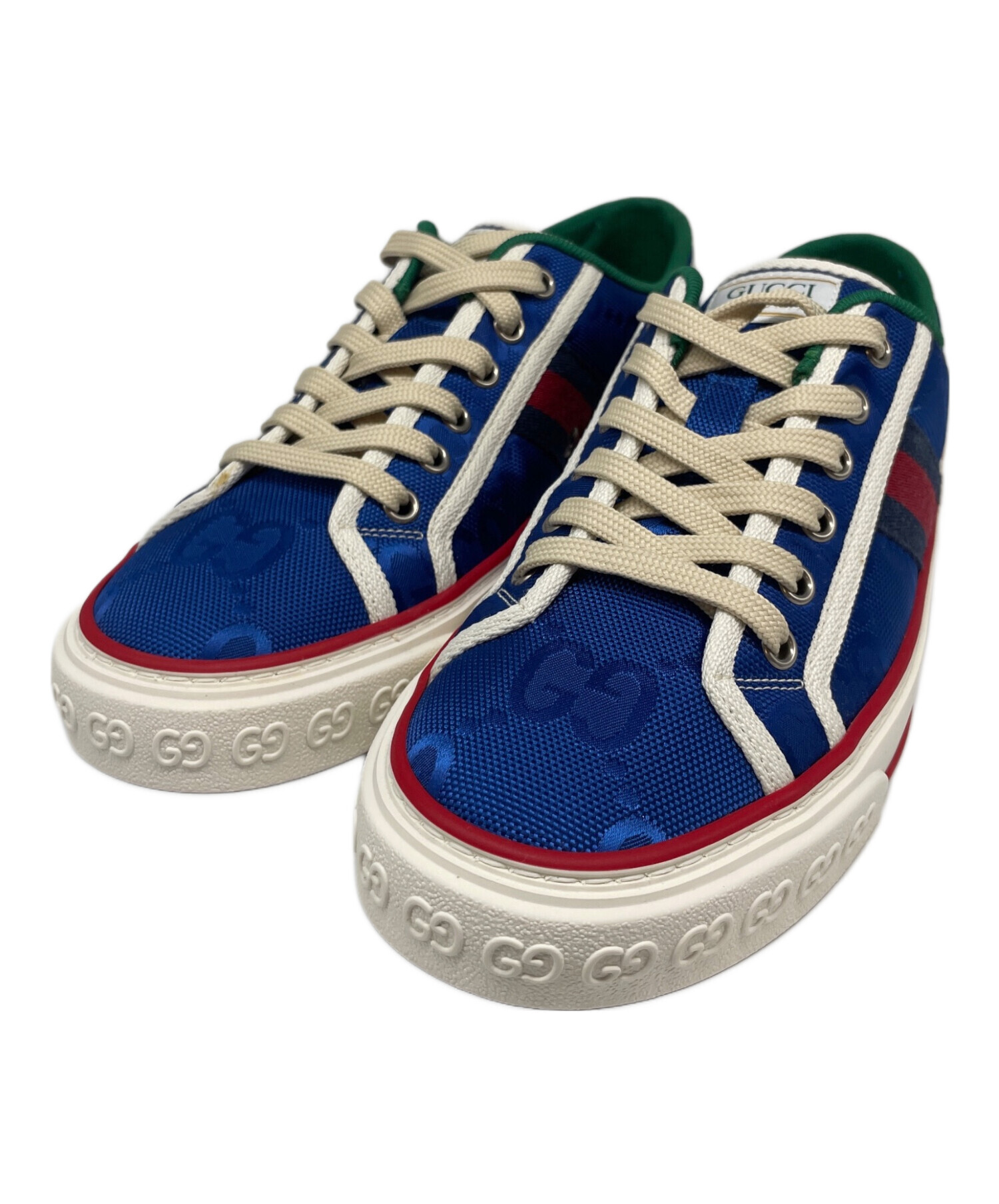 中古・古着通販】GUCCI (グッチ) 1977 TENNIS WEB LINE SNERKERS