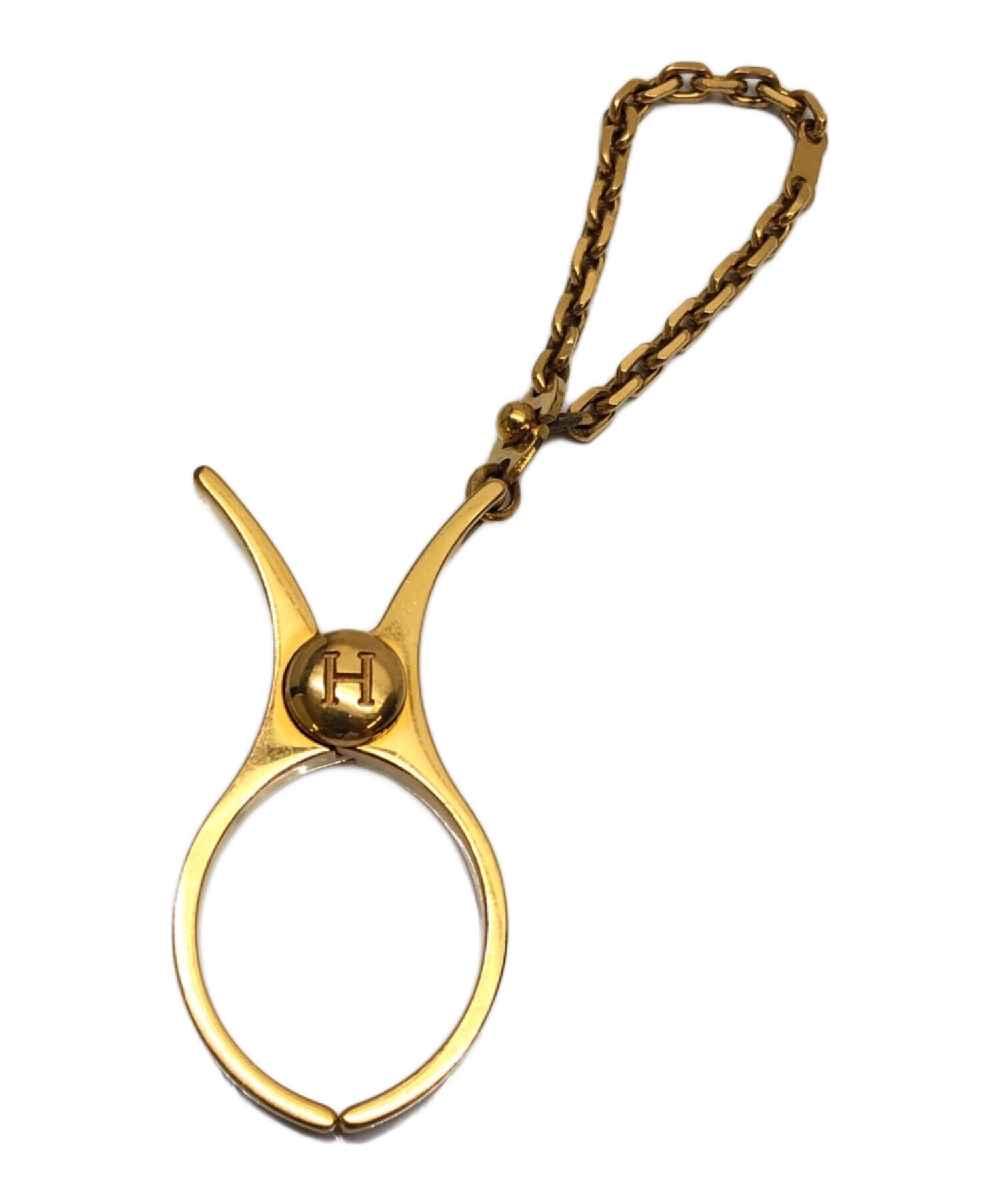 中古・古着通販】HERMES (エルメス) グローブホルダー ゴールド