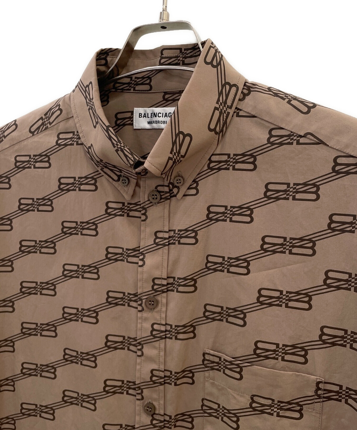 中古・古着通販】BALENCIAGA (バレンシアガ) BBモノグラムシャツ