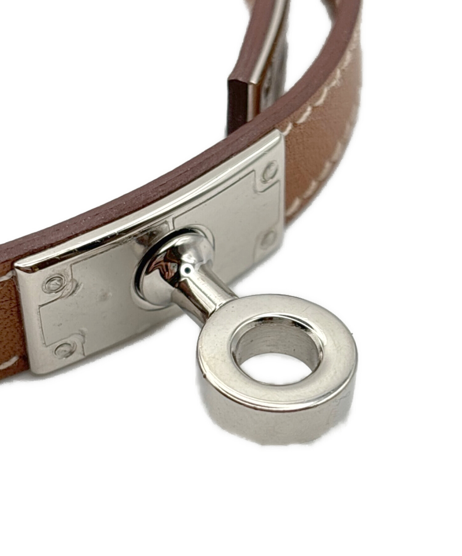 中古・古着通販】HERMES (エルメス) レザーブレスレット 《ケリー