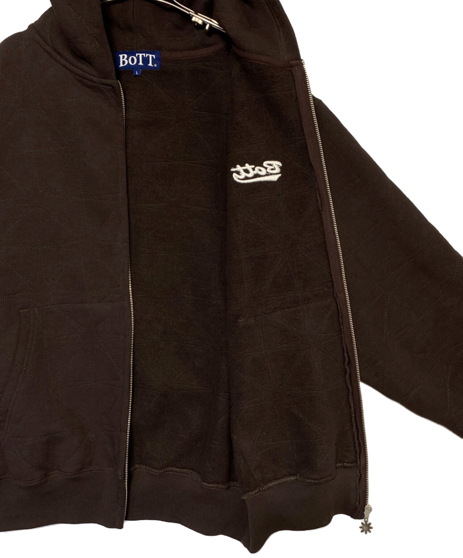 中古・古着通販】BoTT (ボット) パーカー ブラウン サイズ:L｜ブランド