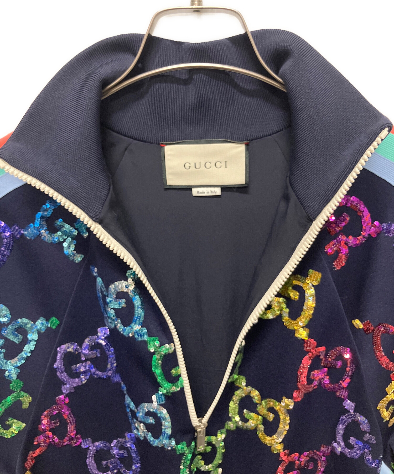 中古・古着通販】GUCCI (グッチ) GGマルチカラースパンコールワンピ