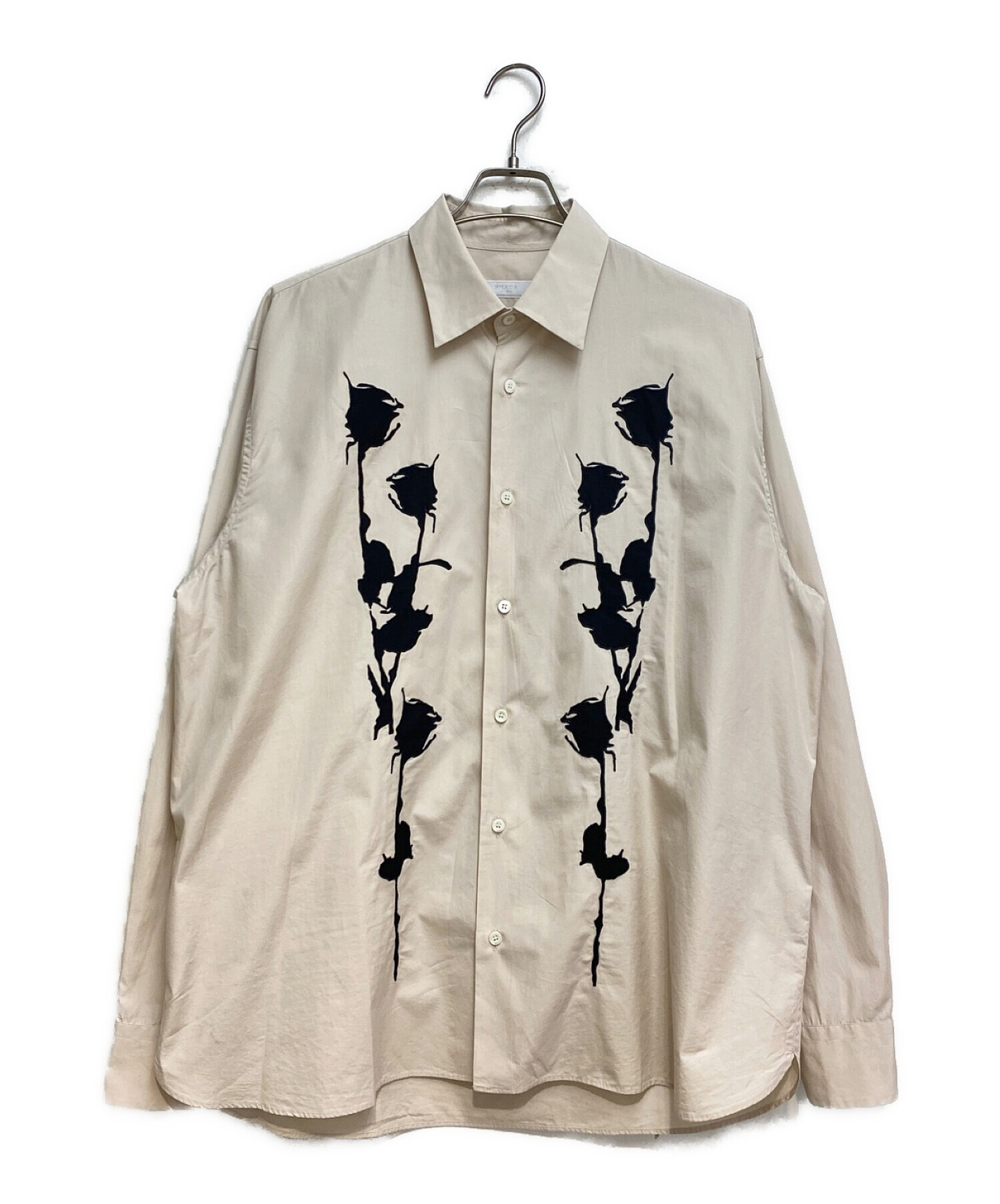 中古・古着通販】PRADA (プラダ) 24SS embroidery poplin shirt （エン