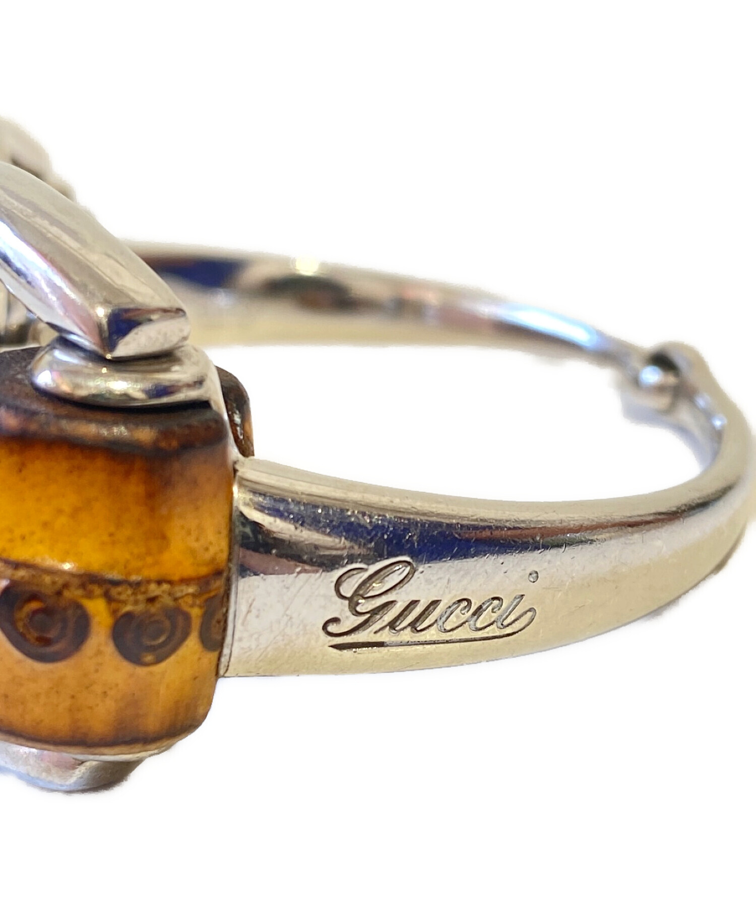 中古・古着通販】GUCCI (グッチ) バンブーホースビットブレスレット