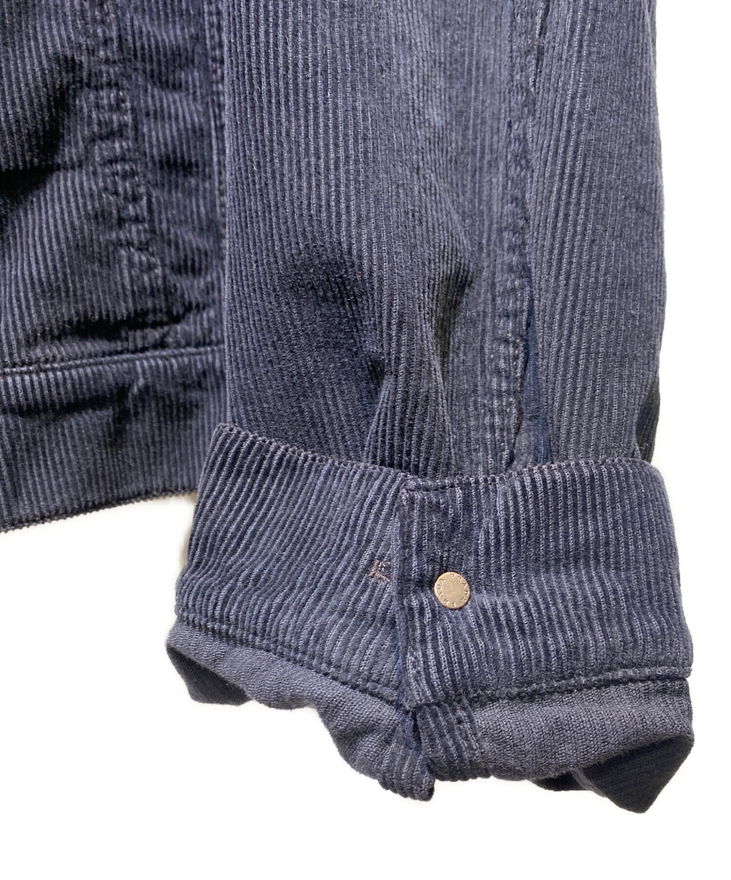 中古・古着通販】PRADA (プラダ) コーデュロイ ブルゾンジャケット