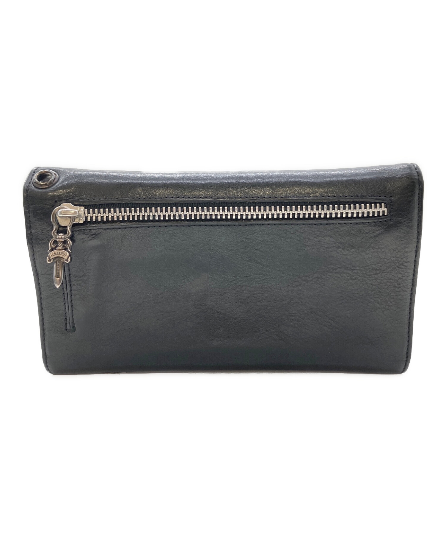 中古・古着通販】CHROME HEARTS (クロムハーツ) WAVE WALLET ブラック
