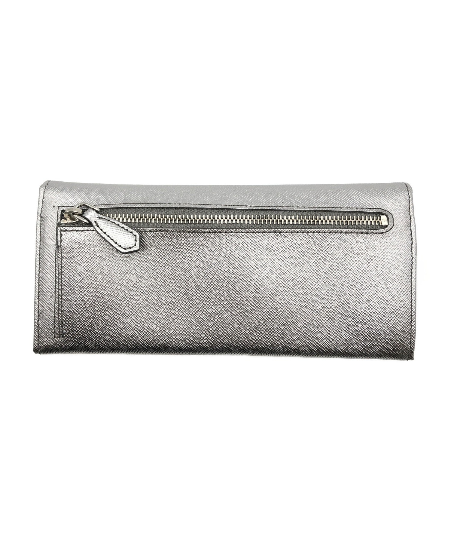 中古・古着通販】PRADA (プラダ) 長財布 シルバー サイズ:-｜ブランド
