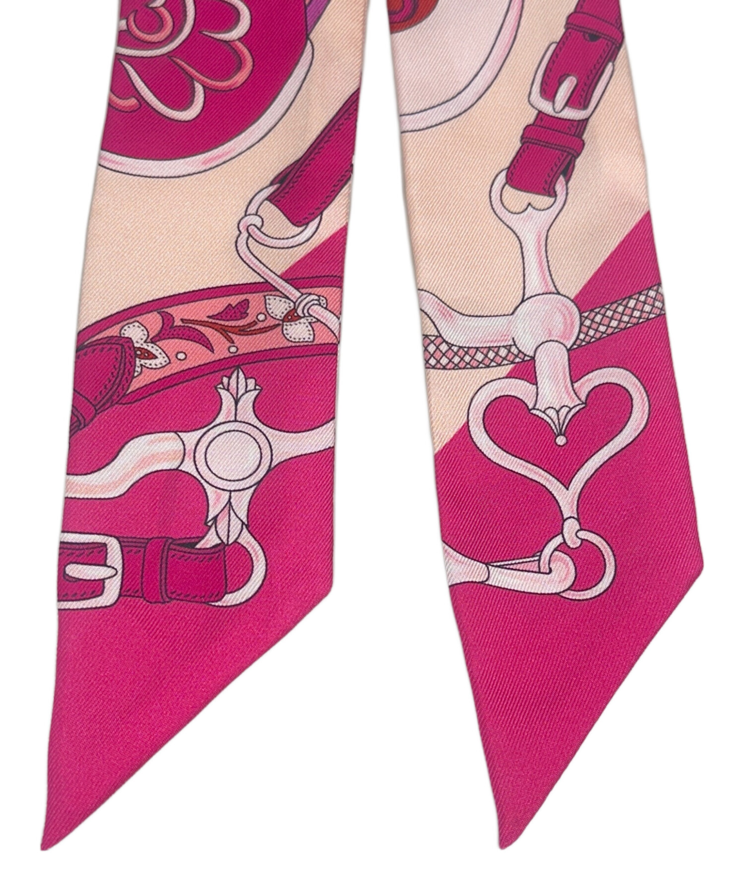 中古・古着通販】HERMES (エルメス) ツイリー ピンク｜ブランド・古着