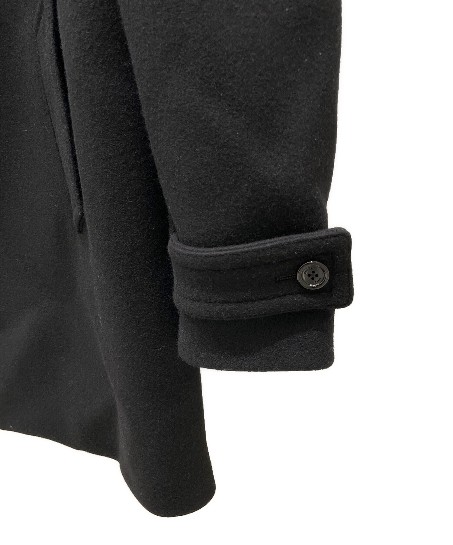 中古・古着通販】CELINE (セリーヌ) ウールダッフルコート ブラック