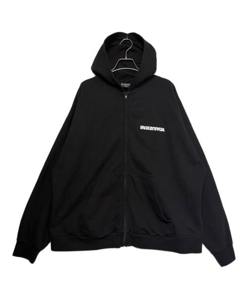 中古・古着通販】BALENCIAGA (バレンシアガ) ロゴ反転ジップパーカー