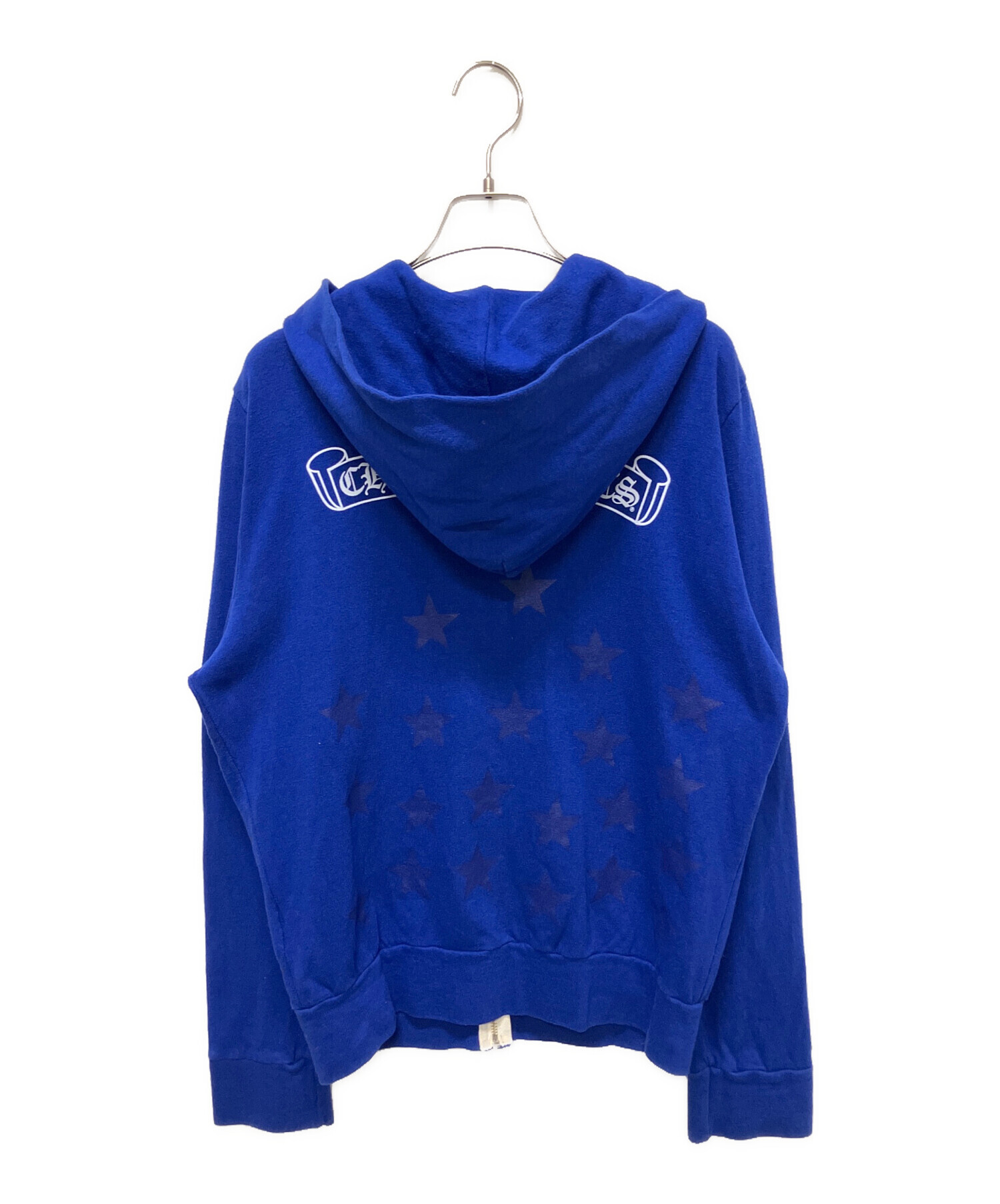 中古・古着通販】CHROME HEARTS (クロムハーツ) ジップパーカー ブルー