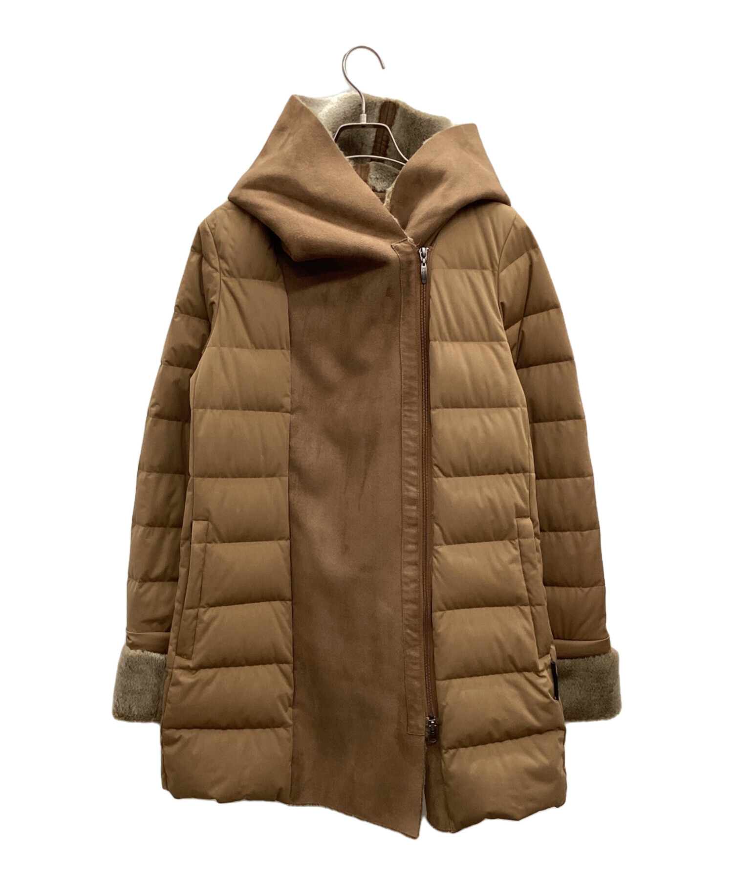 中古・古着通販】YOSOOU (ヨソオウ) フェイクムートンダウンコート