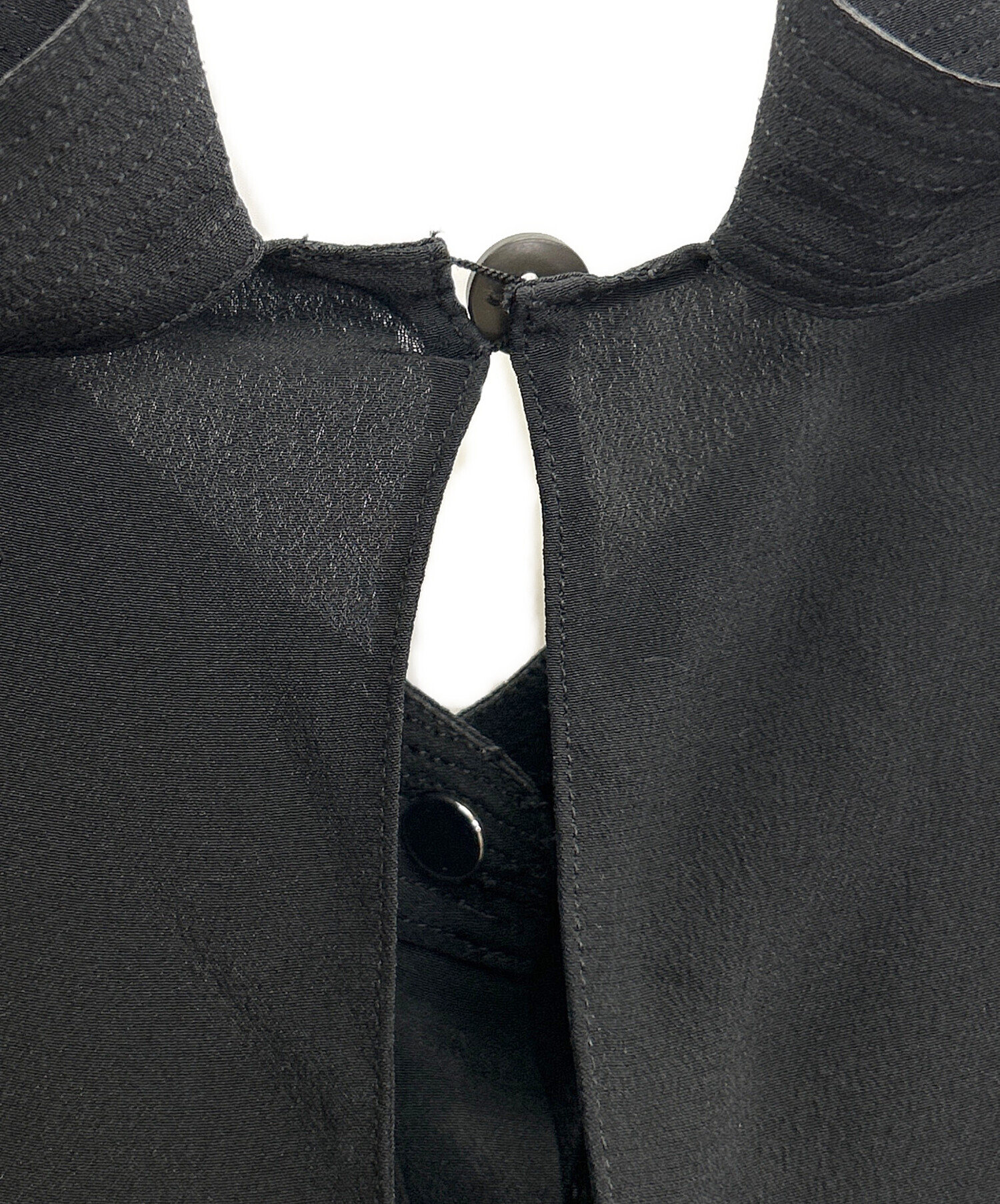 中古・古着通販】PRADA (プラダ) 長袖ブラウス ブラック サイズ:36