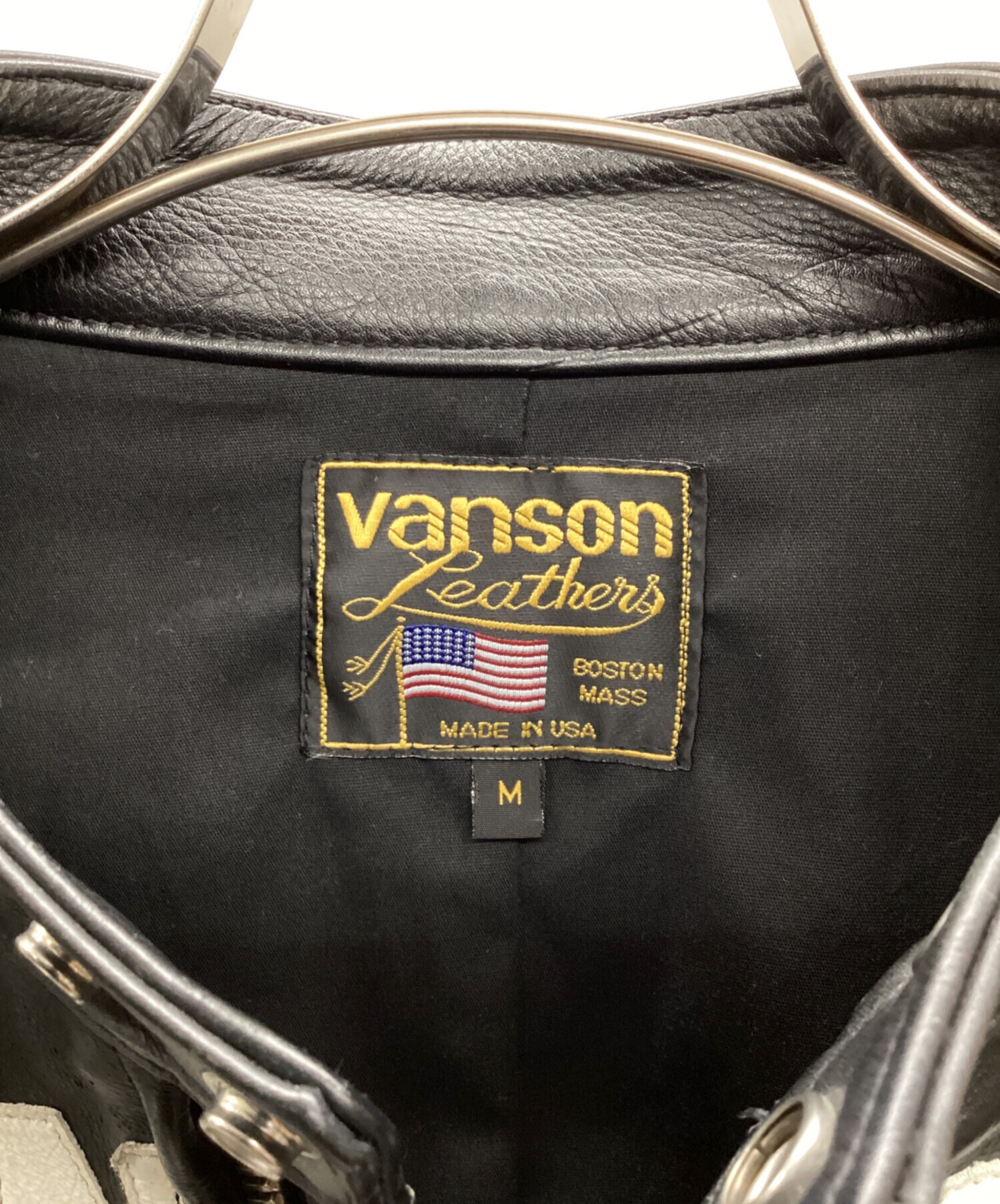 中古・古着通販】VANSON (バンソン) 40周年記念シングルライダース