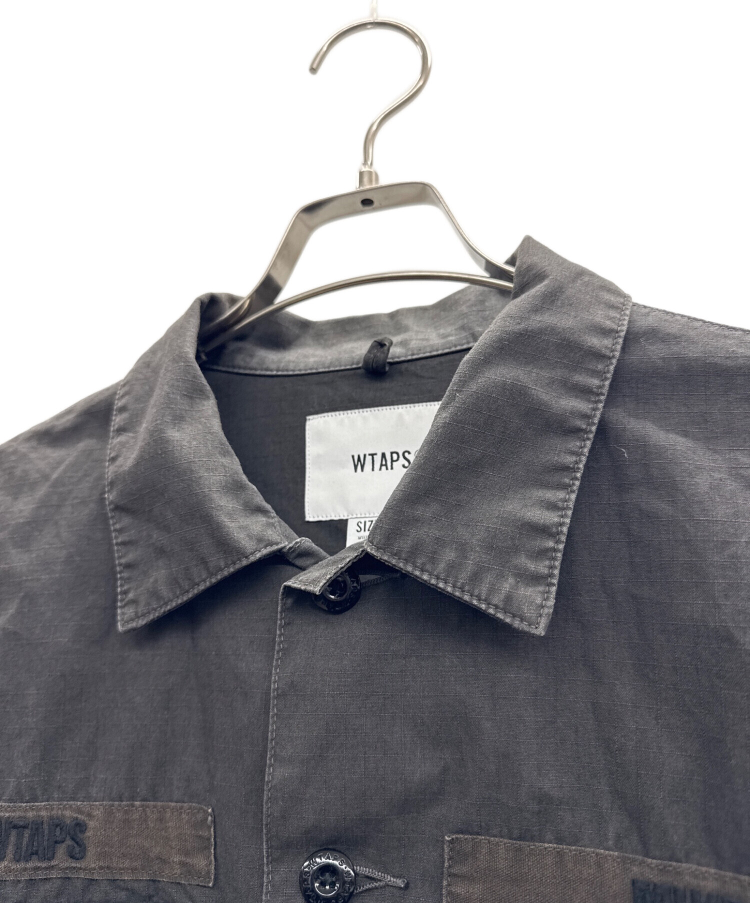 中古・古着通販】WTAPS (ダブルタップス) 長袖シャツ グリーン サイズ