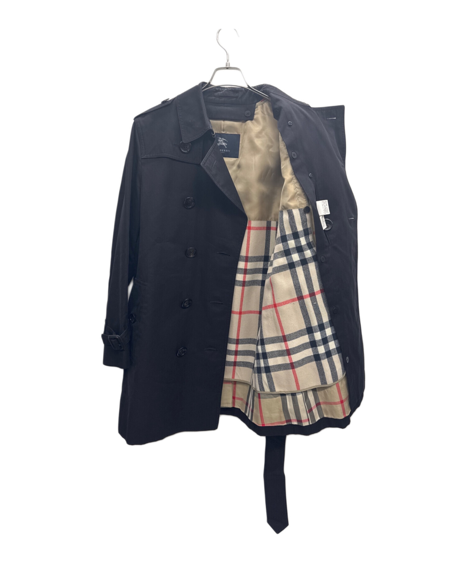 中古・古着通販】BURBERRY (バーバリー) ライナー付コート ブラック