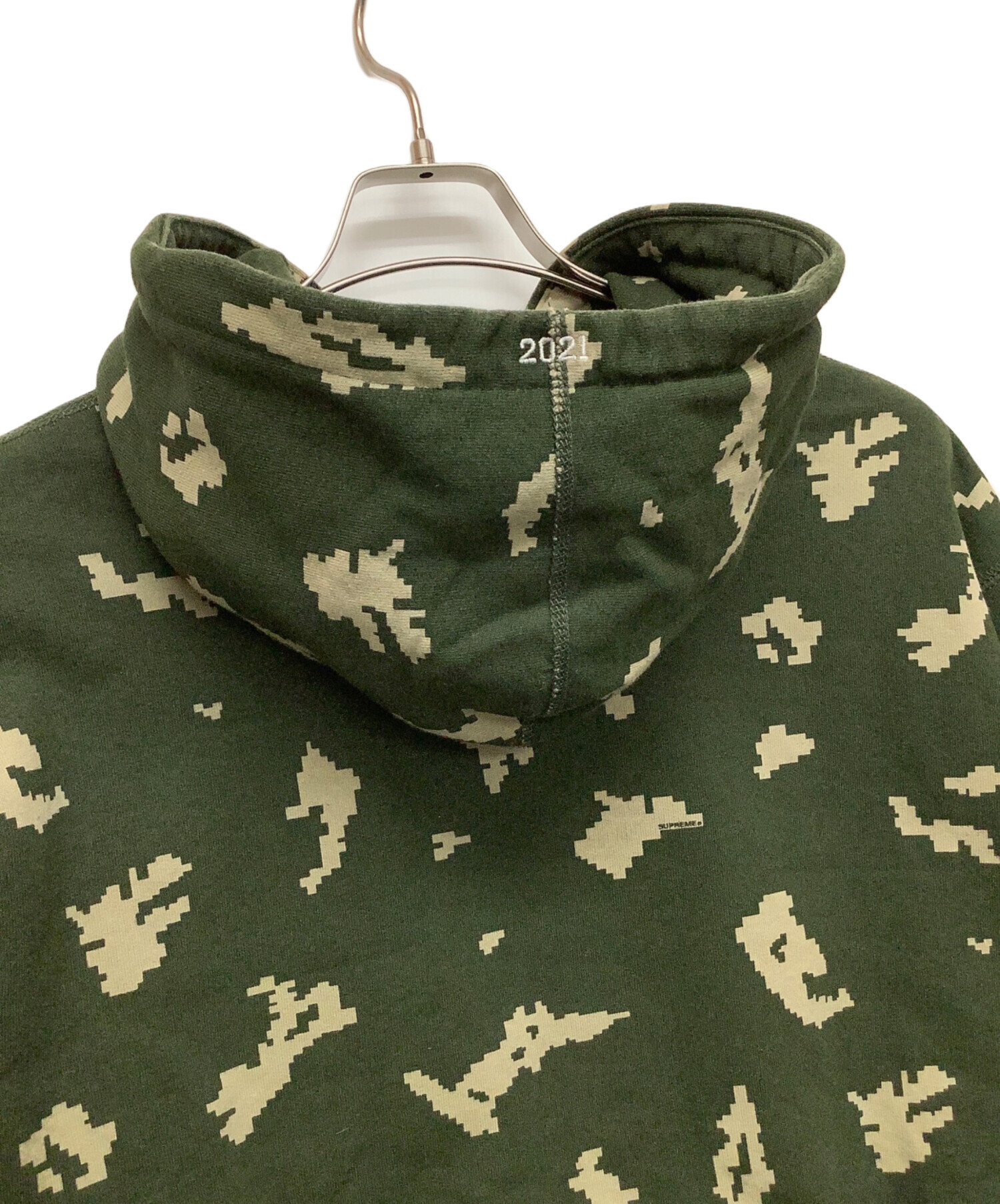 中古・古着通販】SUPREME (シュプリーム) パーカー グリーン サイズ:M