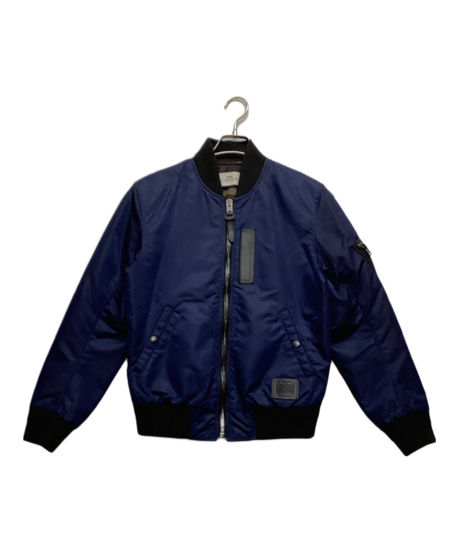 中古・古着通販】COACH (コーチ) MA-1ジャケット ネイビー