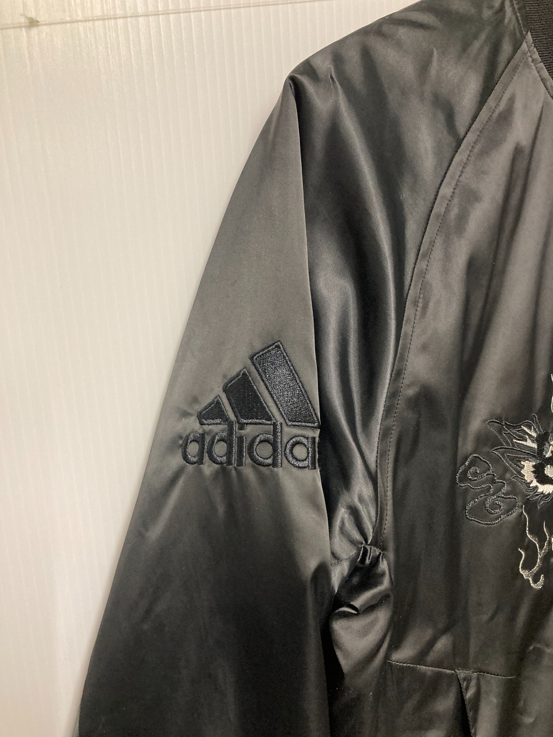 中古・古着通販】adidas (アディダス) オールブラックススカジャン