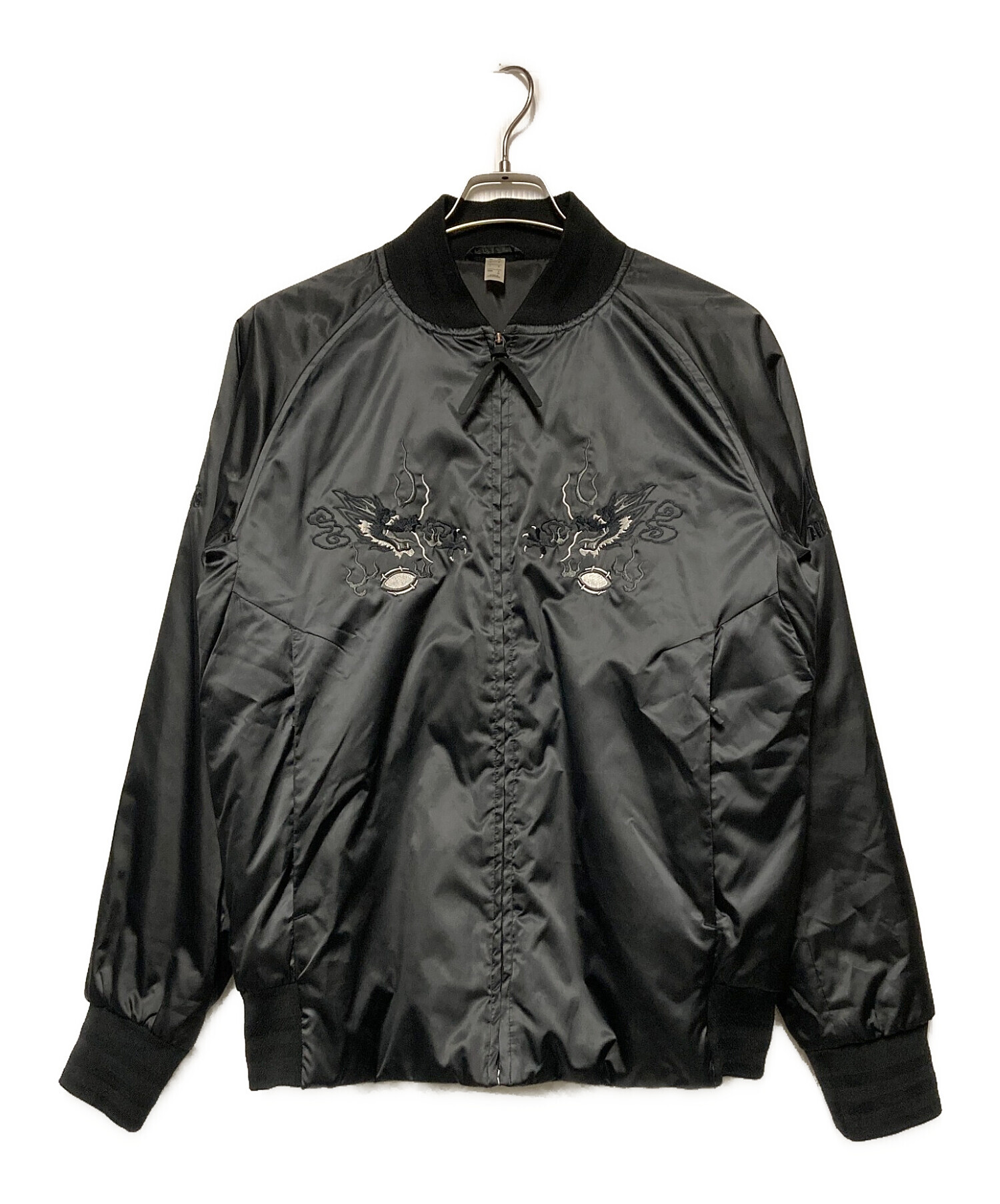 中古・古着通販】adidas (アディダス) オールブラックススカジャン