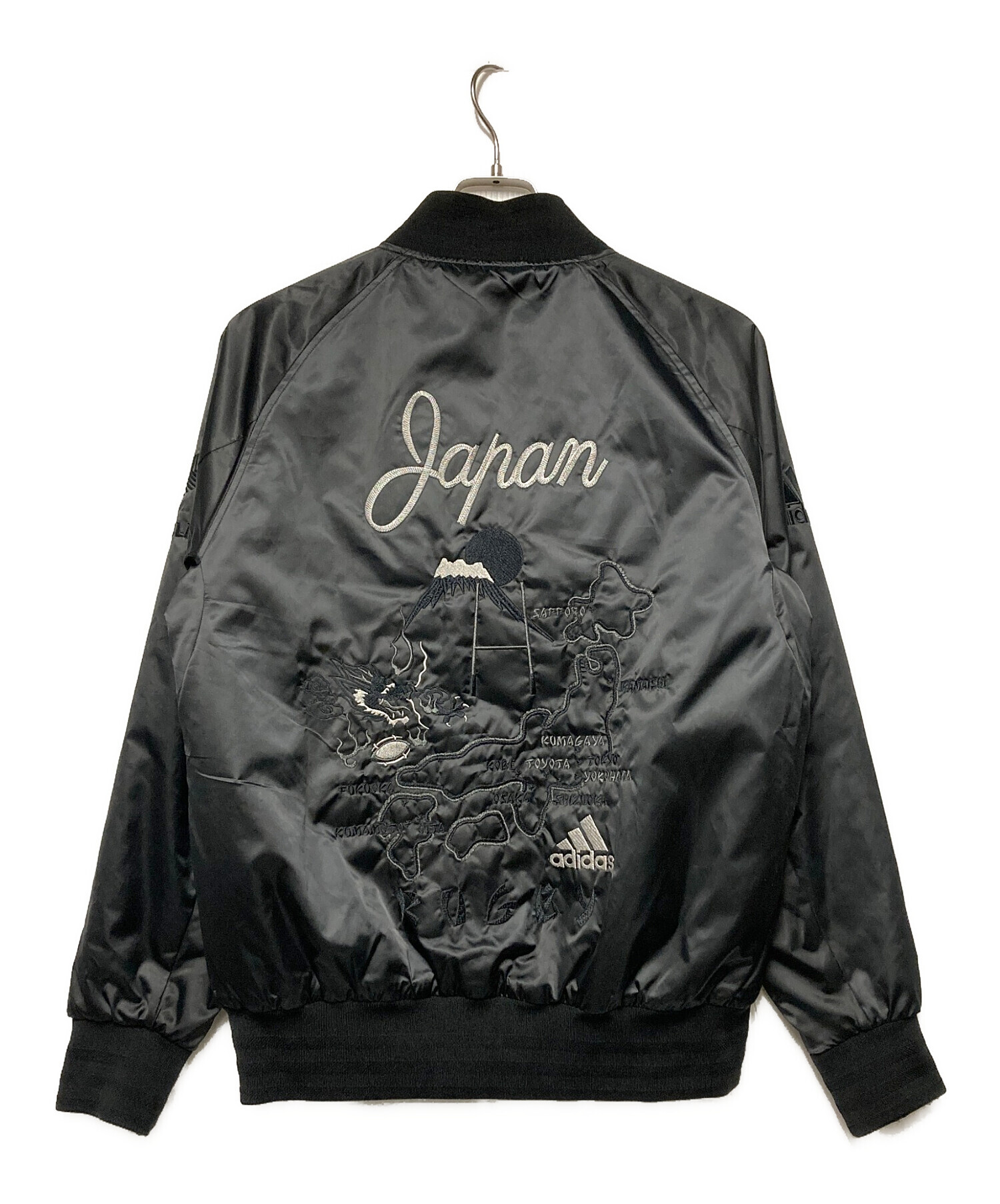 中古・古着通販】adidas (アディダス) オールブラックススカジャン