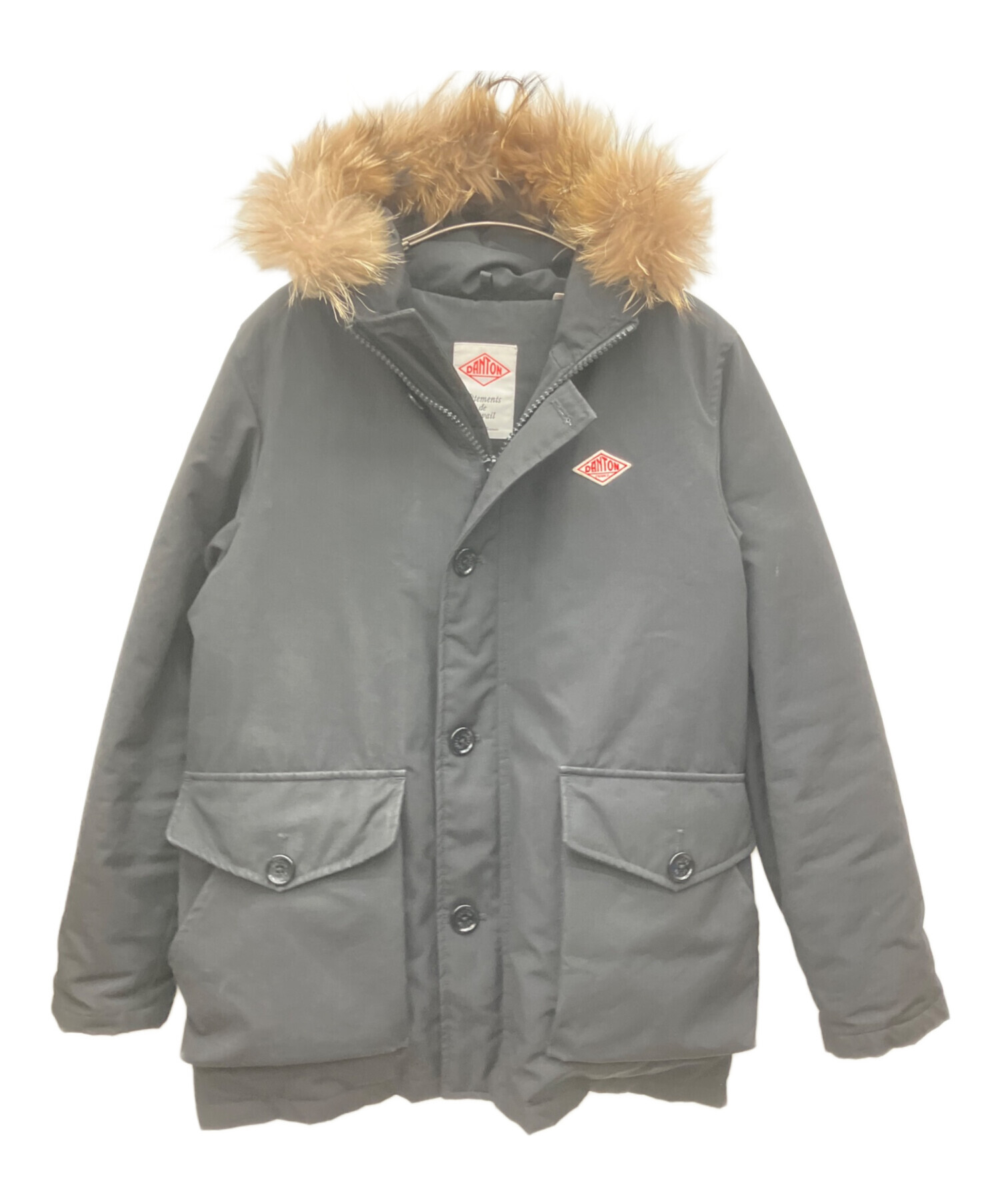 中古・古着通販】DANTON (ダントン) ダウンジャケット ブラック サイズ